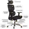 Офисное кресло Mealux D1 Air Fabric Black (HF-D1 F/B) изображение 9