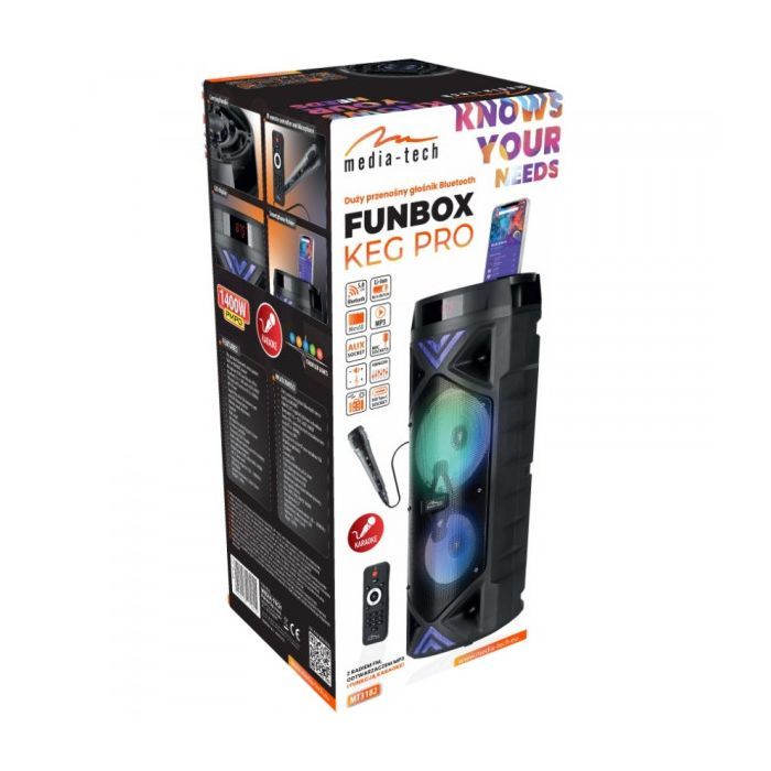 Акустична система Media-Tech FUNBOX KEG PRO (MT3182) зображення 9 Акустична система Media-Tech FUNBOX KEG PRO (MT3182) зображення 9