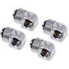Фитинг для СЖО Alphacool Eiszapfen L-connector rotatable - 4pcs Set - Chrome (17616)