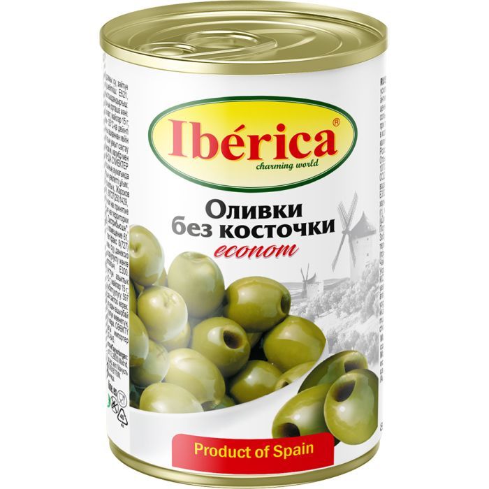 Овочева консервація Iberica Оливки Econom без кісточки 280 г (8436024297744)