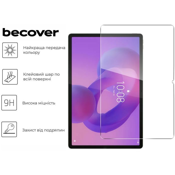 Скло захисне BeCover Lenovo Idea Tab/K11 (2nd Gen) TB336/Xiaoxin Pad (2025) 11" (713678) зображення 2