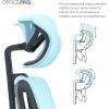 Офісне крісло OfficePro Harmony OC310-B-BL-BL (OC310-B-BL-BL) зображення 7