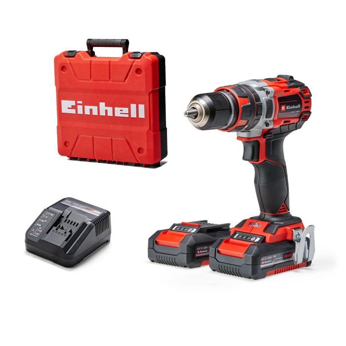 Шуруповерт Einhell TP-CD 18/50 Li-i BL PXC 18V, 2х2Ah, 50Нм, кейс (4513940)