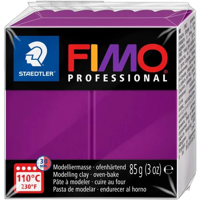 Пластика Fimo Professional, Фіолетова, 85г (4007817800256)