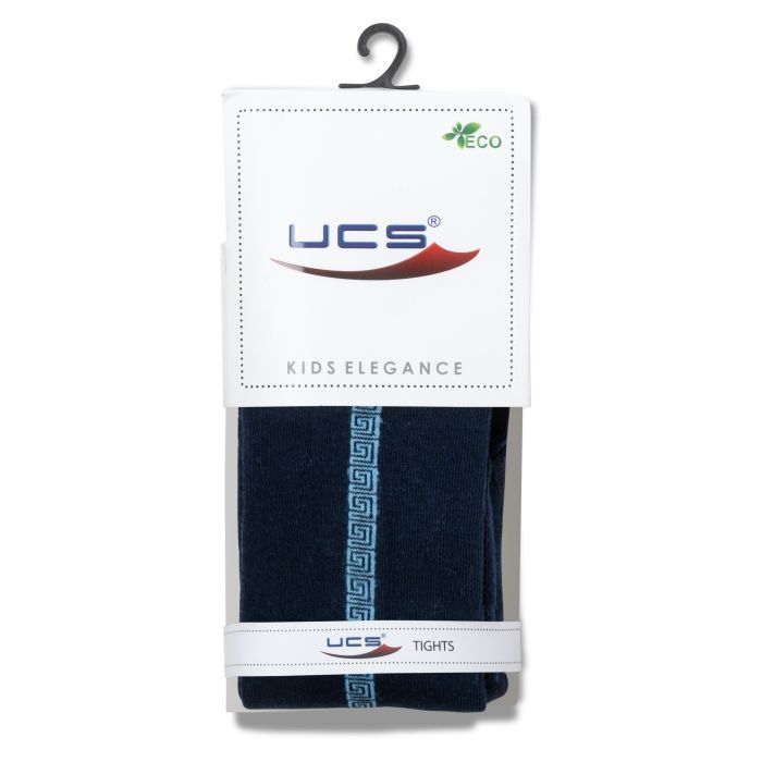 Колготки детские UCS Socks с орнаментом (M0C0301-2434-9G-blue) изображение 2