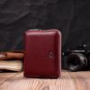 Гаманець ST Leather З натуральної шкіри Бордовий (19487) зображення 8