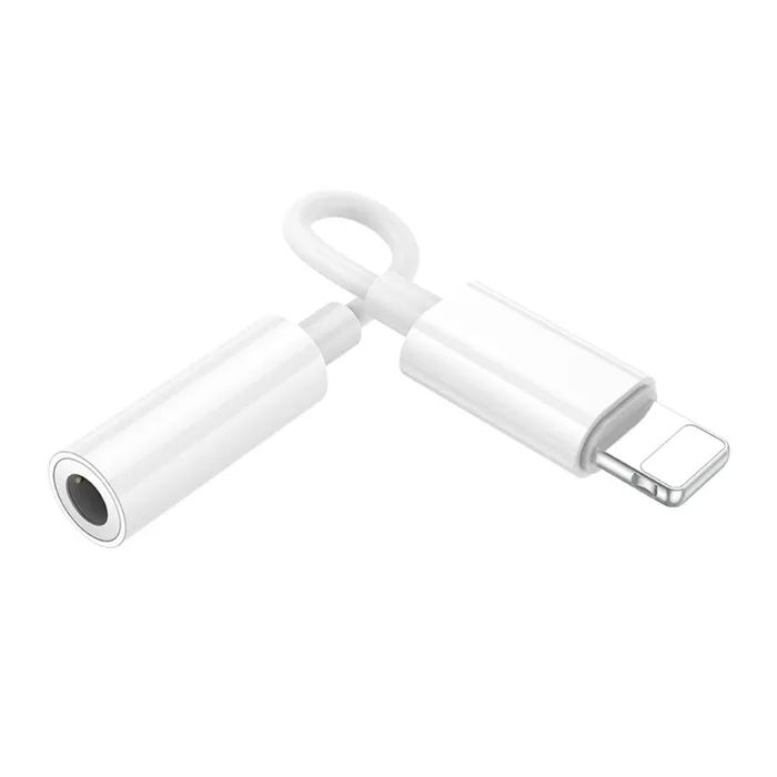 Перехідник Lightning to 3.5mm F white BOROFONE (6941991111143) зображення 6