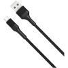 Дата кабель USB 2.0 AM to Micro 5P 1.0m 2.1A black XO (NB51-M-1-BK) изображение 3