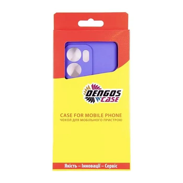 Чохол до мобільного телефона Dengos Oppo Reno 13F 4G Case Carbon + 2 Glass (Purple) (DG-CTG2P-23) зображення 4