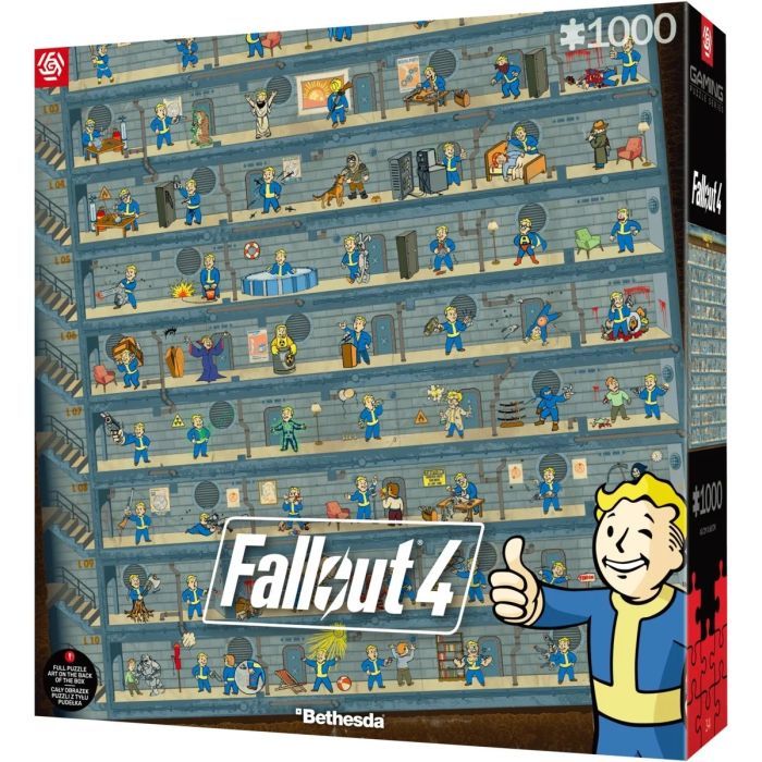 Пазл GoodLoot Fallout 4 Perk Poster Puzzles 1000 ел. (5908305247937) зображення 2