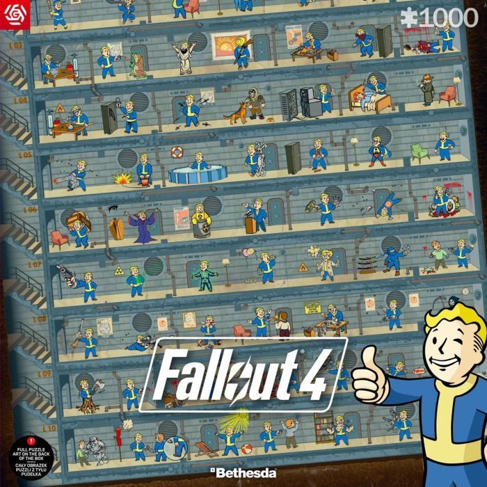 Пазл GoodLoot Fallout 4 Perk Poster Puzzles 1000 ел. (5908305247937) зображення 4