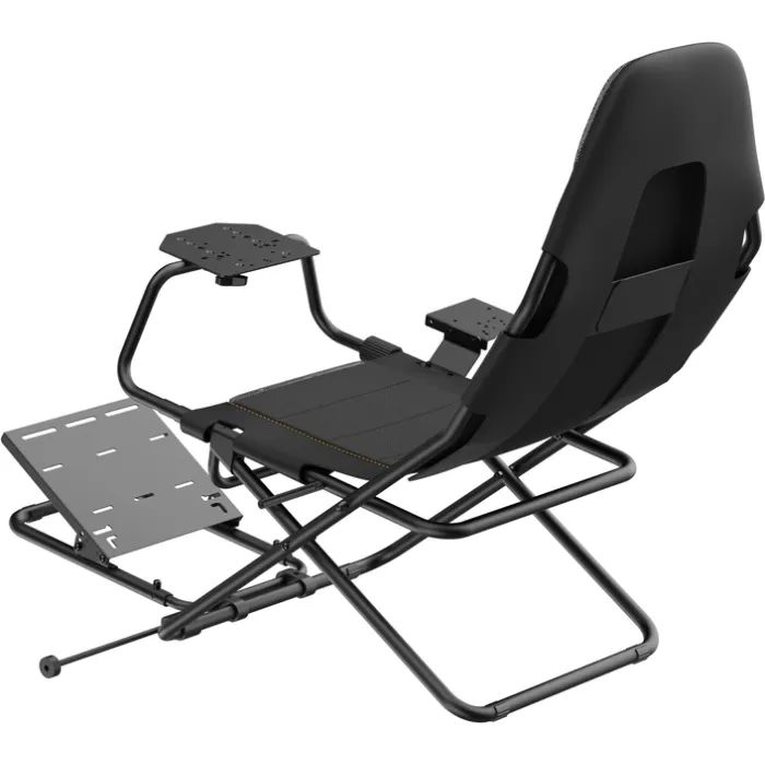 Кресло игровое GamePro з кріпленням для керма, педалей та коробки передач Black (RS400B) изображение 2
