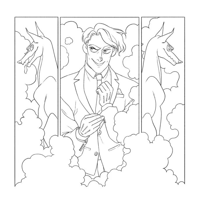 Книга Пристрасті Олімпу. Офіційна розмальовка - Рейчел Смайт Vivat (9786171709751) изображение 10