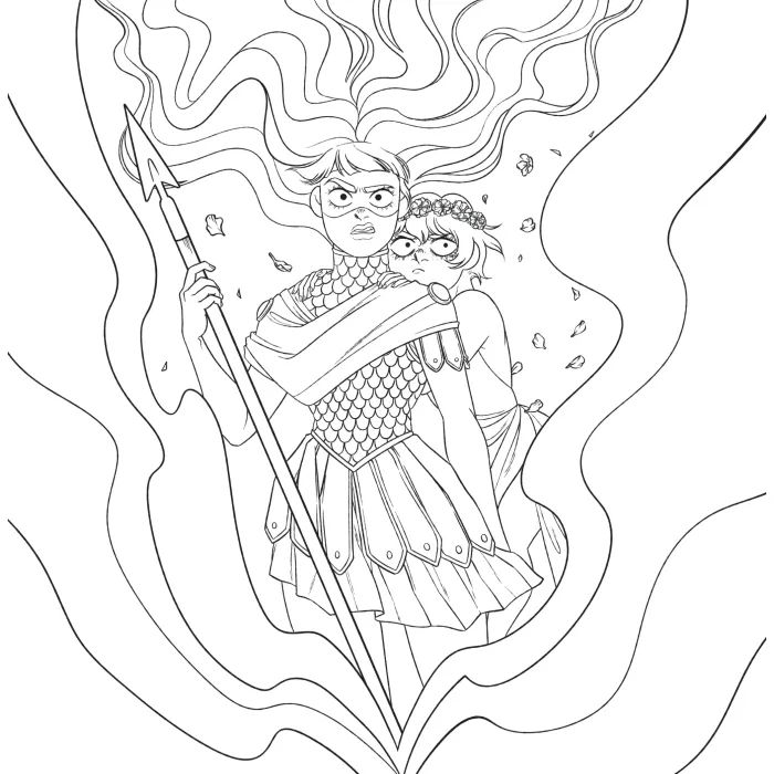 Книга Пристрасті Олімпу. Офіційна розмальовка - Рейчел Смайт Vivat (9786171709751) изображение 7