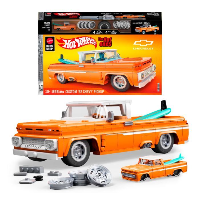 Конструктор Mattel Brick Shop Hot Wheels Elite Chevy 858 деталей (JFT20)