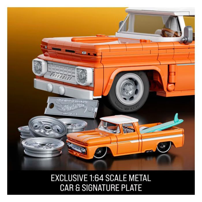 Конструктор Mattel Brick Shop Hot Wheels Elite Chevy 858 деталей (JFT20) изображение 4