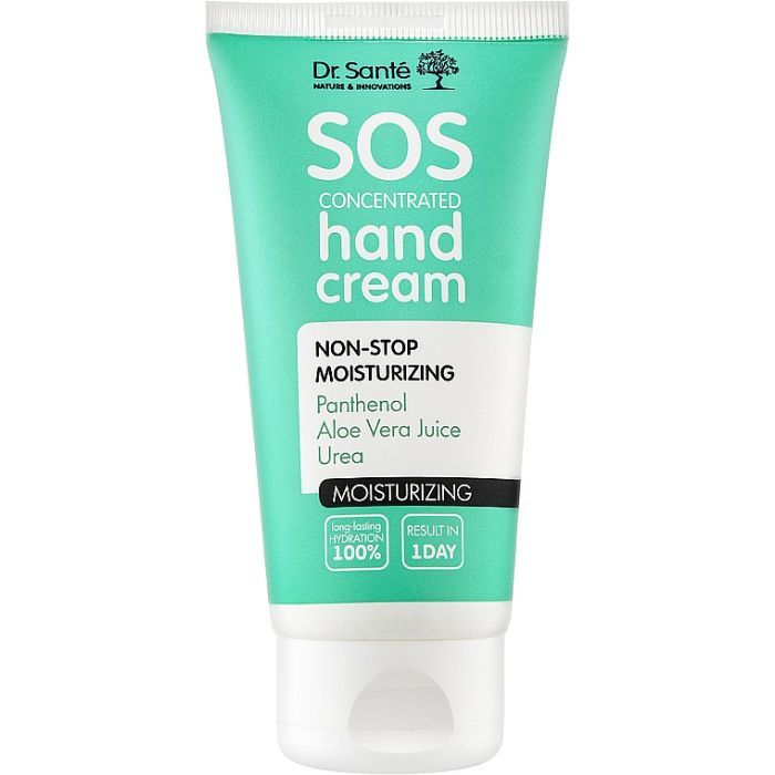 Крем для рук Dr. Sante SOS Concentrated Hand Cream Non-Stop Moisturizing 75 мл (5901845505048)
