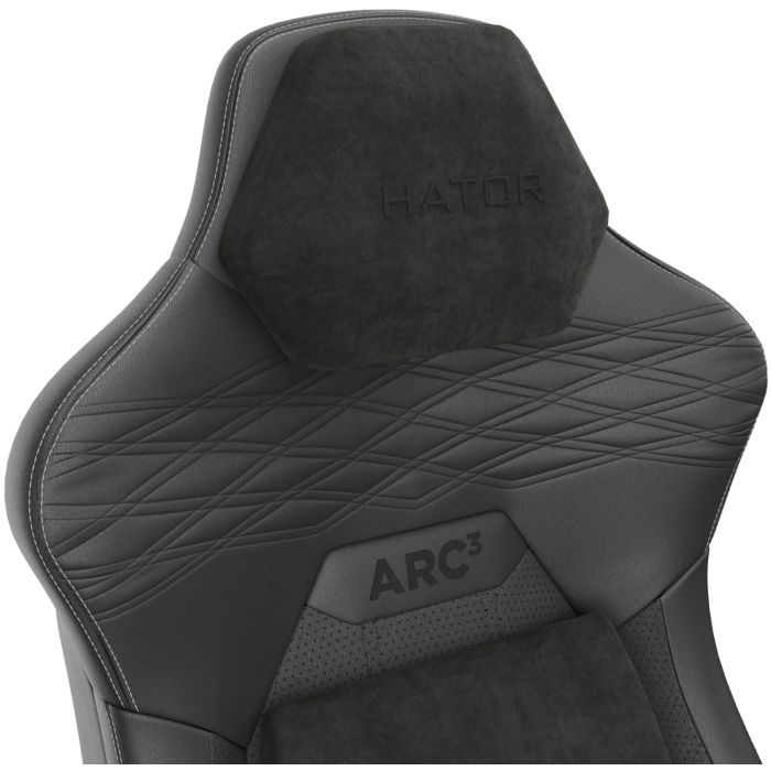 Кресло игровое Hator Arc 3 XL PU Black (HTC3400XL) изображение 7