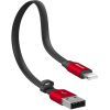 Дата кабель USB 2.0 AM to Lightning 0.23m 2A black/red Baseus (CALMBJ-B91) изображение 4