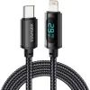 Дата кабель USB-C to Lightning 1.0m 29W LED black Essager (EXCTL-XY01-P)