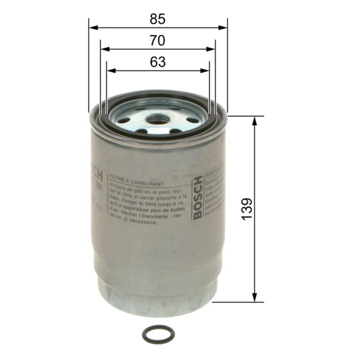 Фильтр топливный Bosch F026402255 изображение 3