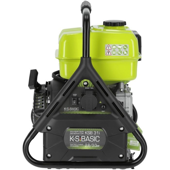 Генератор Konner&Sohnen KSB31I 230V, 3.0kW, ручной стартер (KSB31I) изображение 3 Генератор Konner&Sohnen KSB31I 230V, 3.0kW, ручной стартер (KSB31I) изображение 3