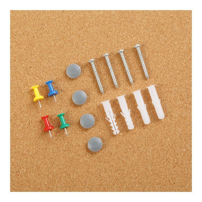 Офисная доска Buromax пробковая 75x100 см, алюминиевая рамка (BM.0050) изображение 4 Офисная доска Buromax пробковая 75x100 см, алюминиевая рамка (BM.0050) изображение 4