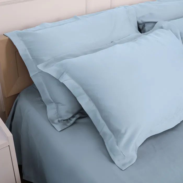 Постельное белье MirSon Tencel №04 Blue 2x160x220 Семейный Евро (2200009369575) изображение 5