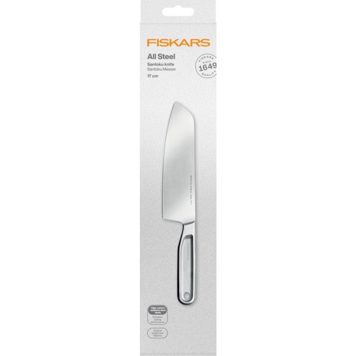 Кухонный нож Fiskars All Steel Santoku 17 см (1062884) изображение 3