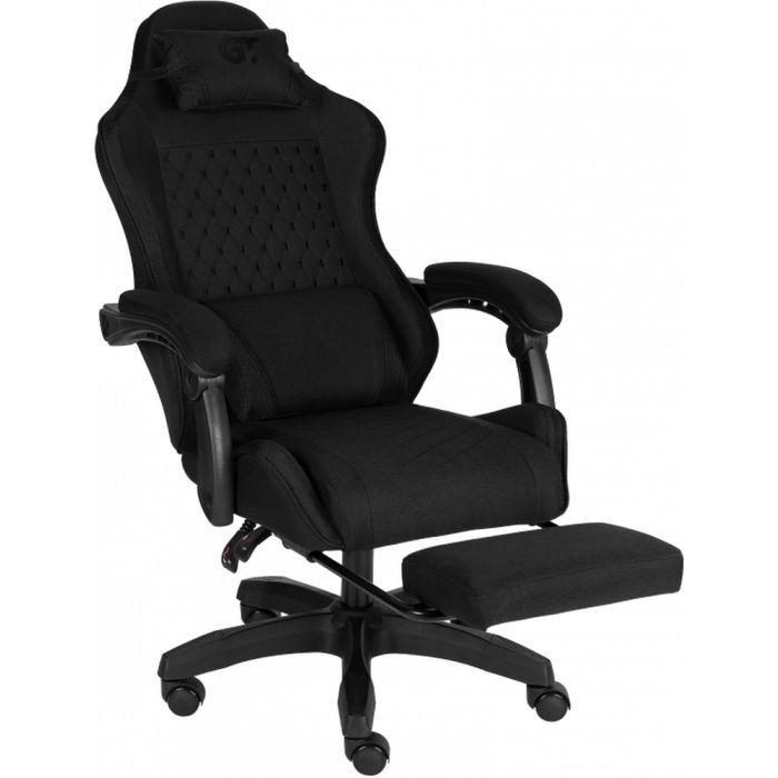 Кресло игровое GT Racer X-5166 Black (X-5166 Fabric Black) изображение 8
