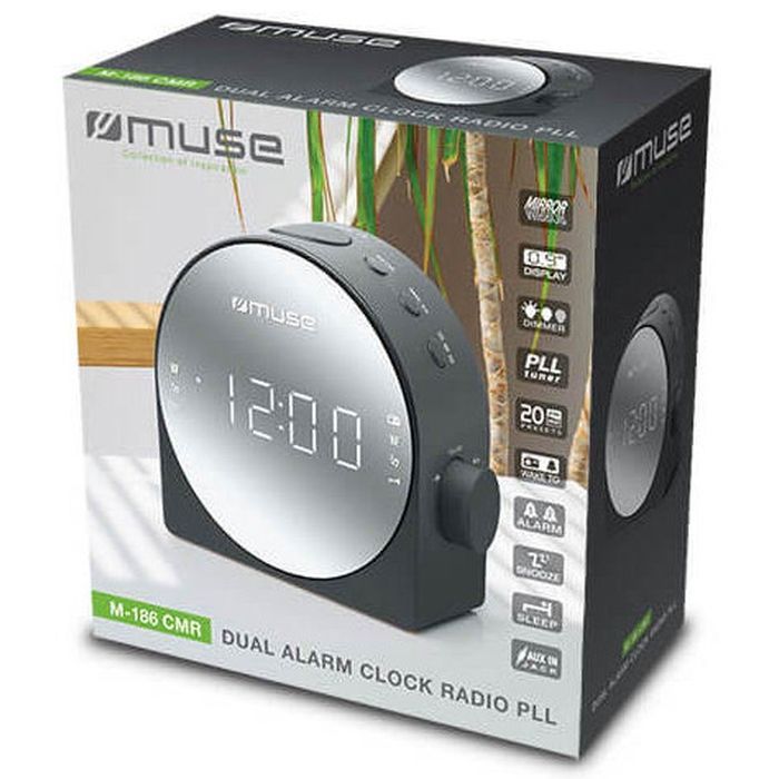 Настольные часы Muse радіо-годинник (M-186 CMR) изображение 3