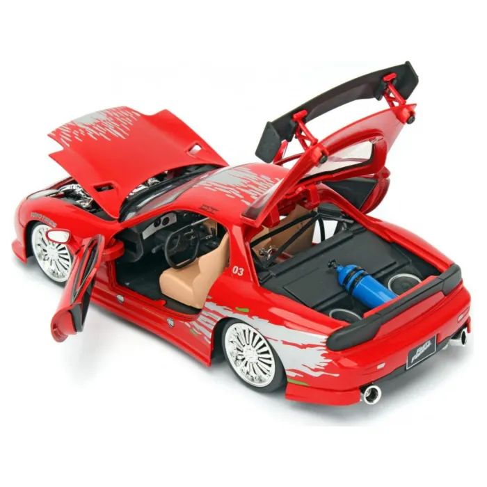 Машина Jada Форсаж Mazda RX-7, красная, 1:24 (9398338314R00) изображение 7
