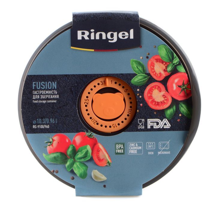 Пищевой контейнер Ringel Fusion круглий нержавіюча сталь 960 мл (RG-9100/960) изображение 3