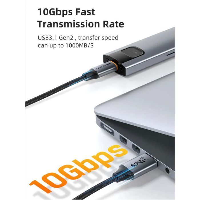 Дата кабель USB 3.1 AM to USB-C 1.5m Cabletime (CA915231) изображение 3