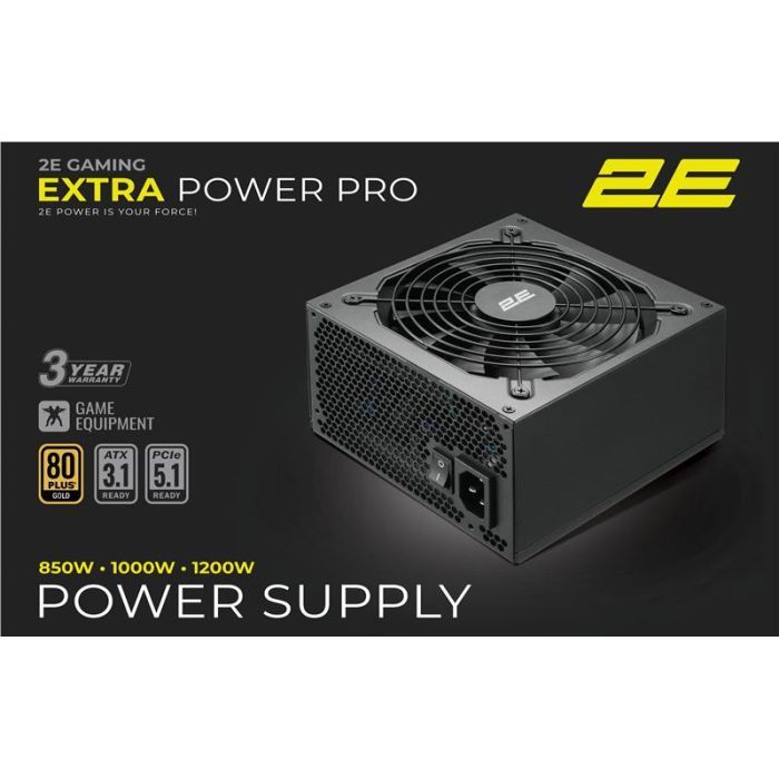 Блок живлення 2E 1200W Extra Power Pro ATX3.1 GEN5.0 (2E-EP1200GMII-140)