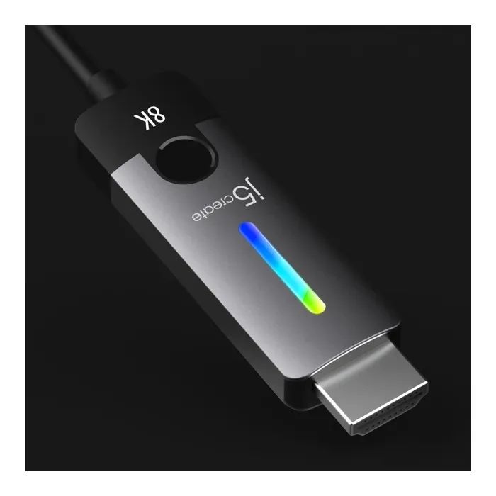 Кабель мультимедійний USB-C to HDMI M 1.8m 8K 60Hz LED RGB J5create (JCC157-N) зображення 3