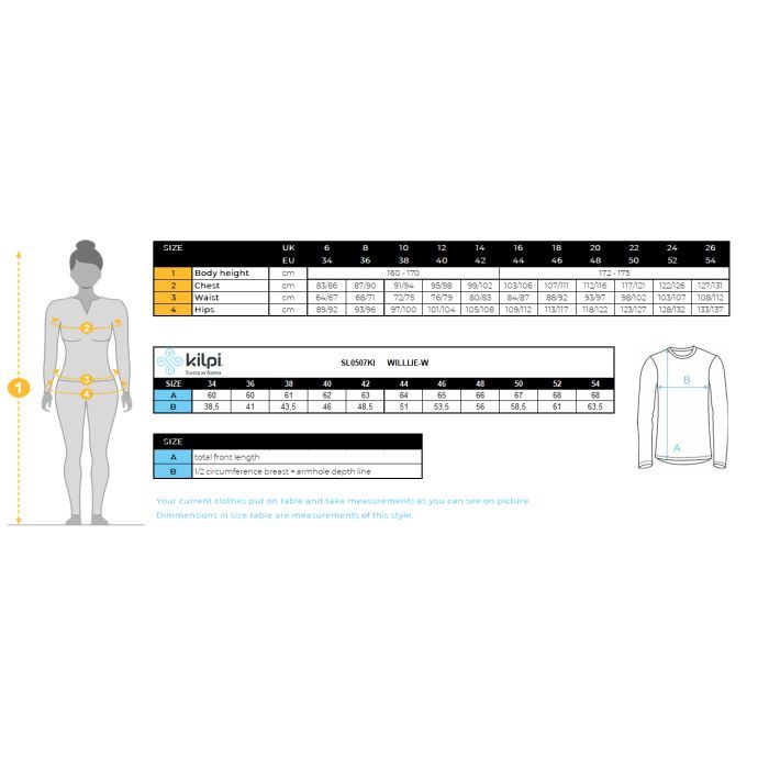 Термокофта Kilpi Willie-W Wmn UL0507 dark blue - 42 - темно-синій (024.0960) изображение 6