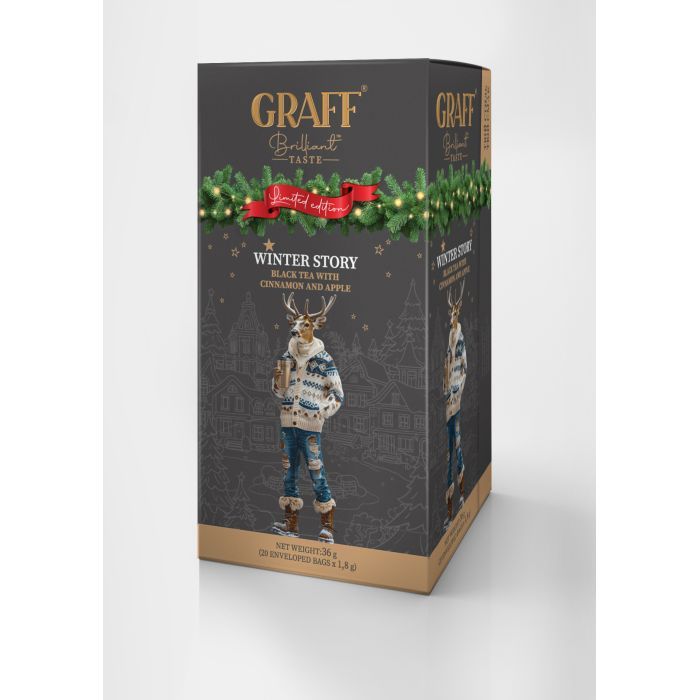 Чай Graff Winter story с корицей и яблоком 20х1.8 г (gr.11426)