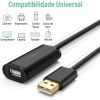 Дата кабель USB 2.0 AM to AF 20.0m Active black Ugreen (10324) изображение 2