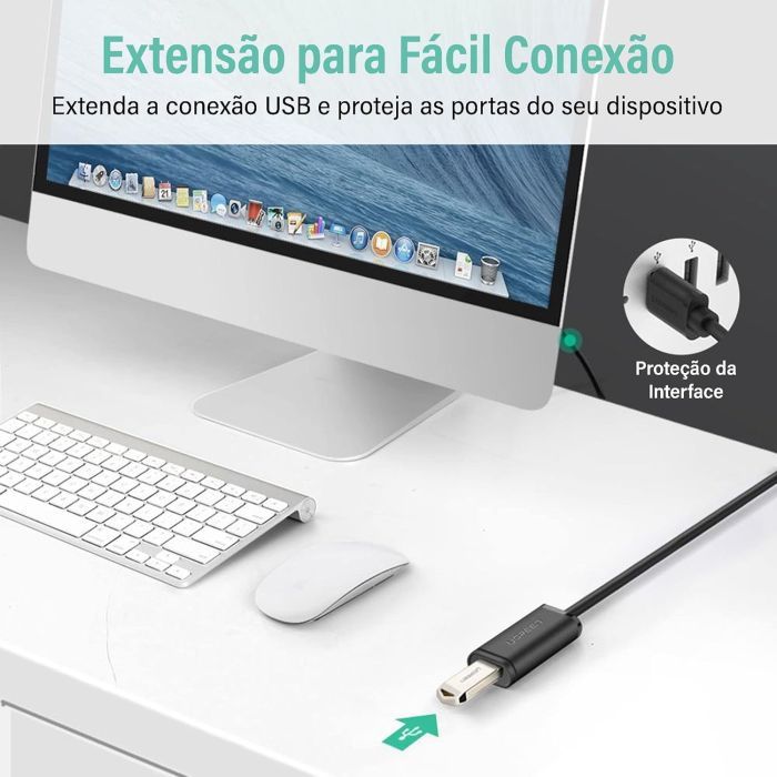 Дата кабель USB 2.0 AM to AF 20.0m Active black Ugreen (10324) изображение 3