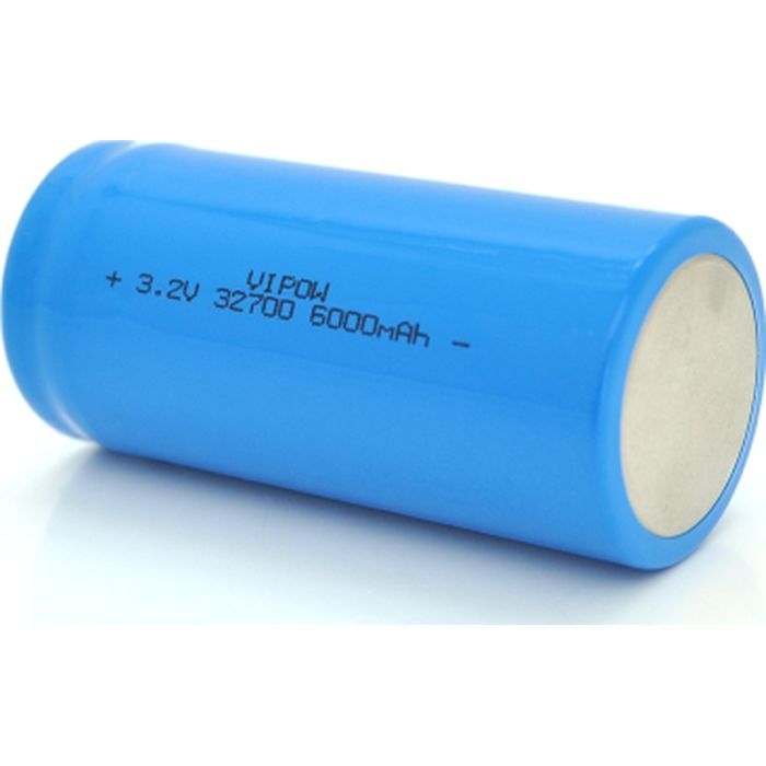 Аккумулятор 32700 6000mAh, LiFePO4, FlatTop, 3.2V, Blue Vipow (IFR32700-6000mAhFT / 31076) изображение 2