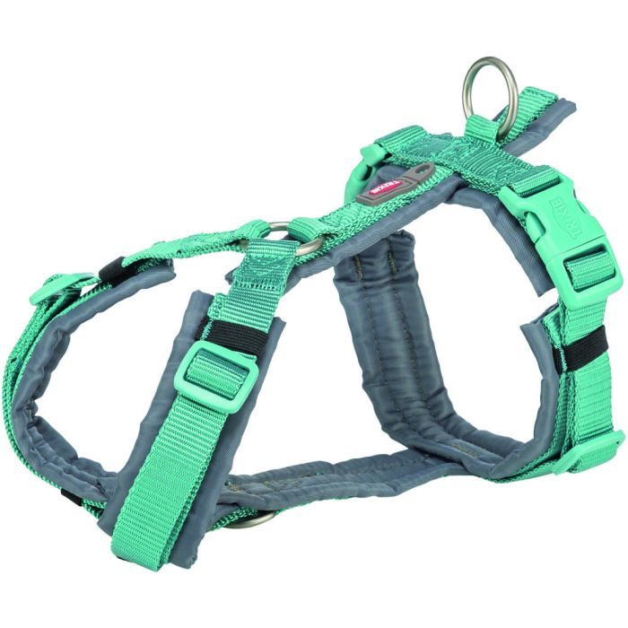 Шлей для собак Trixie Premium трекинговая XS–S 32–38 см 13 мм оранжево-серая (4053032679894)