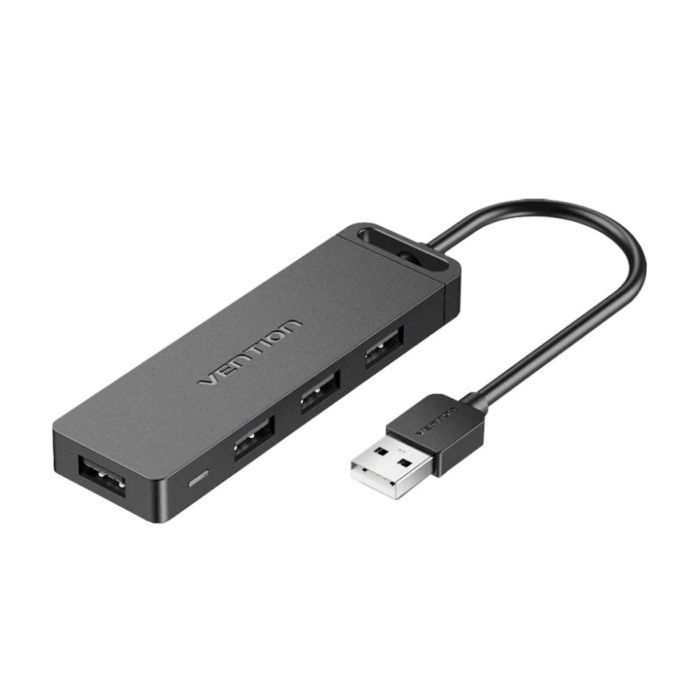 Концентратор Vention USB 2.0 to 4xUSB 2.0 black (CHMBB)