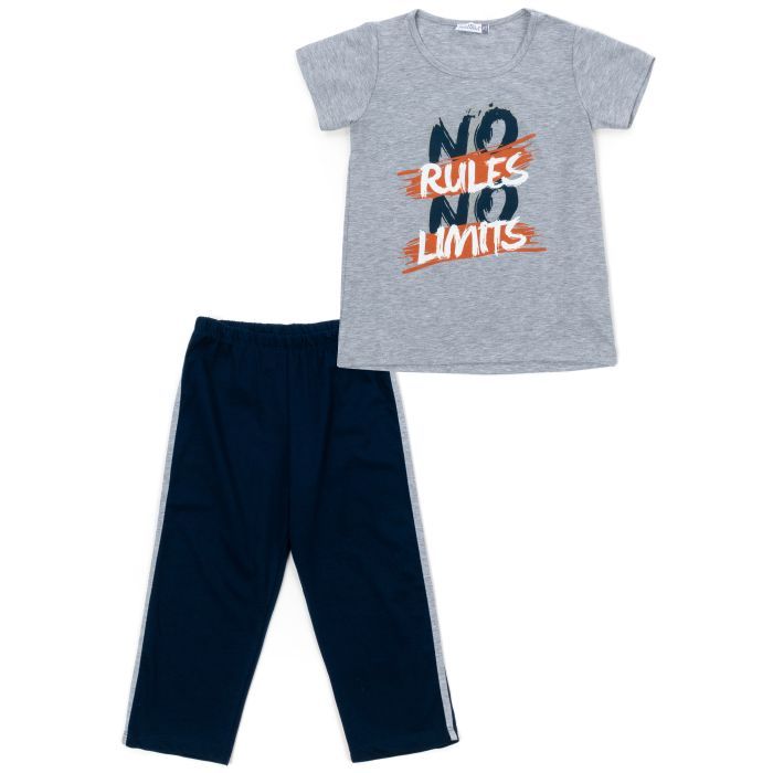 Пижама детская Matilda NO RULES (M12334-2-98B-blue)