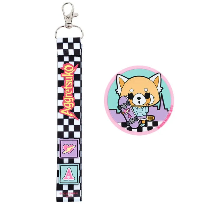 Бейдж Kite набір на липучці та підвіска Aggretsuko (AR25-3010-1) зображення 2