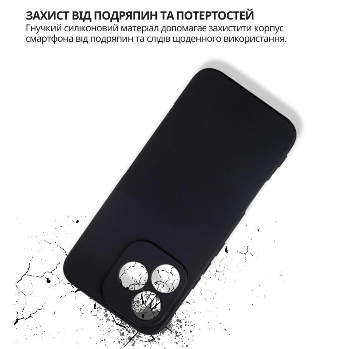Чохол до мобільного телефона BeCover silicone Honor 400 Lite Black (714939) зображення 4