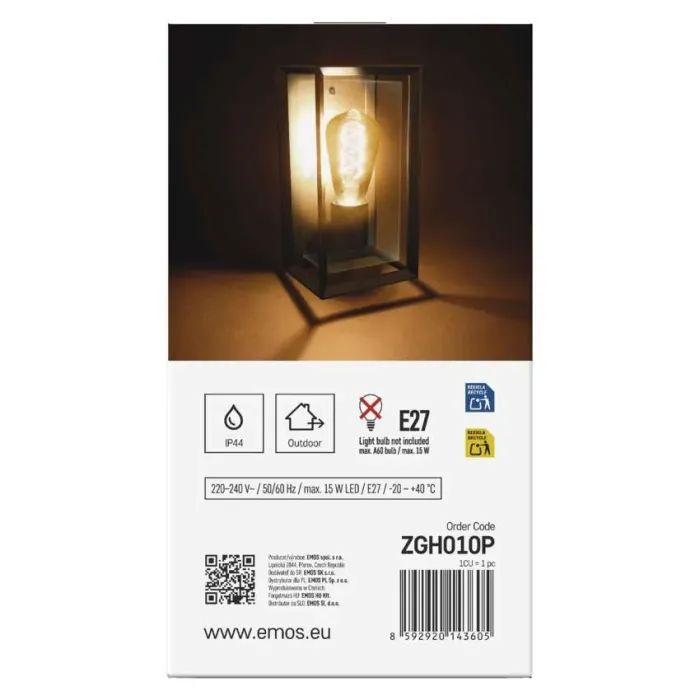 Світильник EMOS E27 IP44 15W (ZGH010P) зображення 8