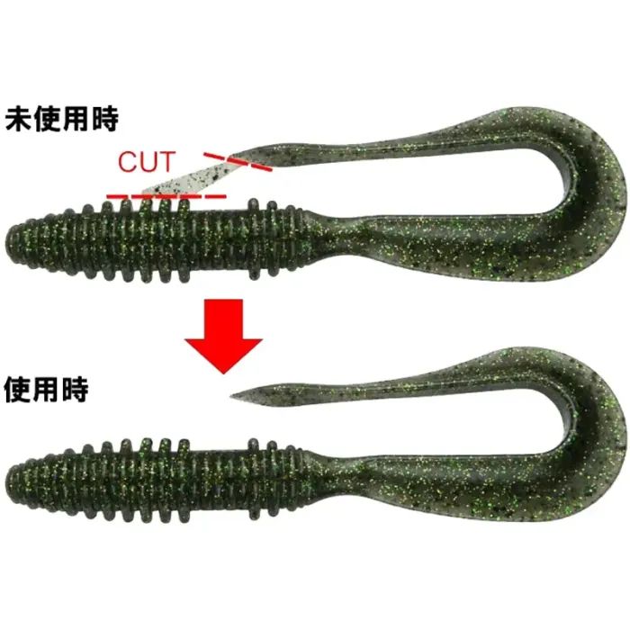 Силикон рыболовный Keitech Mad Wag Mini 3.5'' (10 шт/уп) EA04 Violet (1551.07.66) изображение 2