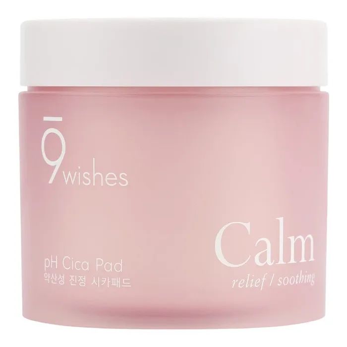 Тоник для лица 9Wishes Calm Toner Pad 70 шт (8809429958853)