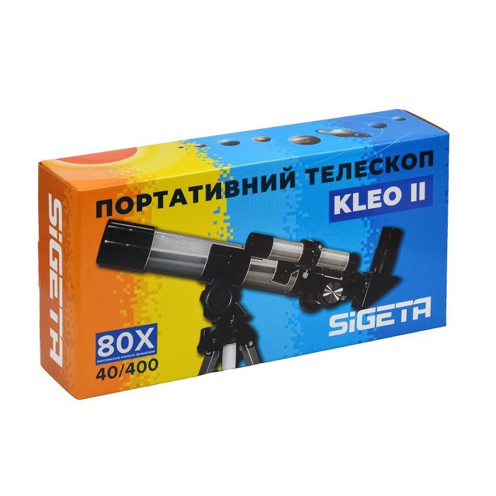 Телескоп Sigeta Kleo II 40/400 AZ (65343) зображення 12